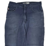 Carhartt Double Knee Carpenter Trousers - 36W 32L Blue Cotton Blend