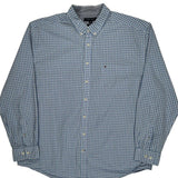 Tommy Hilfiger Checked Shirt - 2XL Blue Cotton