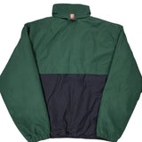 Chaps Ralph Lauren Windbreaker - Large Gray Polyester