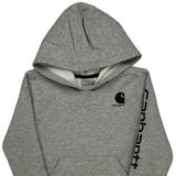 Age 5 Carhartt Hoodie - XS Gray Cotton Blend