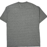 Reebok T-Shirt - Large Grey Cotton Blend