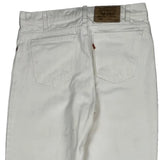Made In USA Levis Jeans - 32W 32L White Cotton