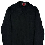 Tommy Hilfiger Denim Jumper - Large Black Wool