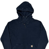 Carhartt Hoodie - XL Blue Cotton