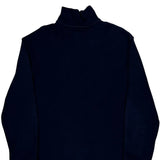 Polo By Ralph Lauren 1/4 Zip - Large Navy Cotton