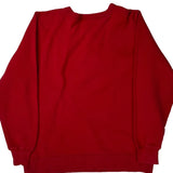 Minnie Mouse Disney Cartoon Sweatshirt - Large Red Cotton