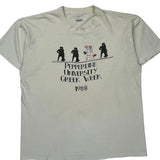 Pepperdine University Greek Week 1988 Fruit Of The Loom College T-Shirt - XL Cream Cotton