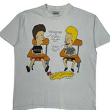 1993 Mtv Beavis And Butt-Head Stanley Desantis Cartoon T-Shirt - Large White Cotton