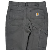 Relaxed Fit Carhartt Cargo Carpenter Trousers - 31W 32L Grey Cotton