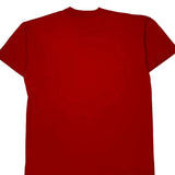 Breedloves Sportswear Russell Athletic Single Stitch T-Shirt - Large Red Cotton