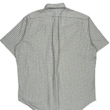 Ralph Lauren Checked Short Sleeve Shirt - Large Beige Cotton