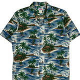 Hawaii Graphic Hawaiian Shirt - XL Multicoloured Cotton