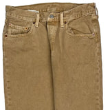 501 Levis Jeans - 30W 30L Beige Cotton
