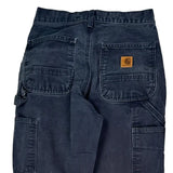 Carhartt Carpenter Trousers - 26W UK 6 Blue Cotton