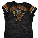 Harley Davidson Graphic T-Shirt - XL Gray Polyester Blend
