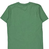 Carhartt T-Shirt - Small Green Cotton