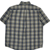 Carhartt Checked Short Sleeve Shirt - XL White Cotton