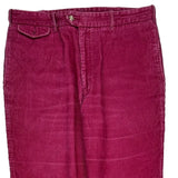 Chaps Ralph Lauren Cord Trousers - 34″ Waist Red Corduroy