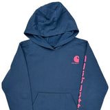 Age 10 Carhartt Hoodie - Medium Blue Cotton