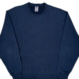 Russell Athletic Sweatshirt - Medium Navy Cotton