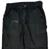 Carhartt Carpenter Trousers - 32W 30L Black Cotton