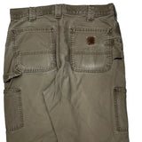 Carhartt Carpenter Pants - 34W 32L Khaki Cotton