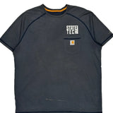 State Tech Electrician Carhartt Graphic T-Shirt - XL Blue Cotton Blend