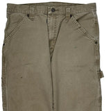Wrangler Carpenter Pants - 32W 32L Khaki Cotton