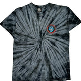 Speed Wheels Santa Cruz Tie-Dye T-Shirt - Large Gray Cotton