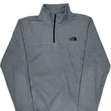 The North Face 1/4 Zip - Medium Gray Polyester
