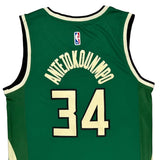 Milwaukee Bucks Nike Nba Jersey - 2XL Green Polyester