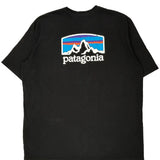 Responsibili-Tee Patagonia Graphic T-Shirt - 2XL Black Cotton