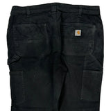 Carhartt Cargo Trousers - 34W 30L Black Cotton