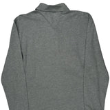 Tommy Hilfiger Long Sleeve Polo Shirt - Medium Gray Cotton
