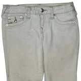 True Religion Skinny Jeans - 28W US 2 White Cotton
