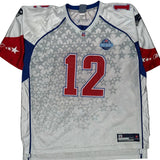 Pro Bowl 2008 Reebok Tom Brady Football Jersey - 2XL Blue Polyester