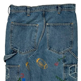 Unbranded Graphic Carpenter Jeans - 34W 30L Multicoloured Denim