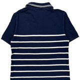 Age 14-16 Polo By Ralph Lauren Striped Polo Shirt - Large Navy Cotton