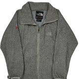 Summit Series The North Face Fleece Jacket - Small Gray Polyester
