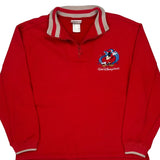 Walt Disney World Disney Graphic 1/4 Zip - Medium Red Cotton