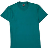 Blank Fruit Of The Loom Single Stitch T-Shirt - Medium Green Cotton