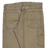 Wrangler Carpenter Trousers - 35W 30L Beige Cotton