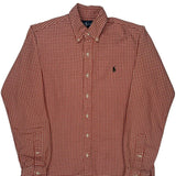 Ralph Lauren Checked Shirt - Small Red Cotton