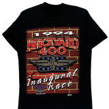 Brickyard 400 Unbranded Single Stitch T-Shirt - Medium Black Cotton