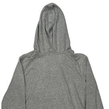 Nike Hoodie - Large Grey Cotton Blend