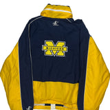 Michigan Logo Athletics College Windbreaker - XL Blue Polyester