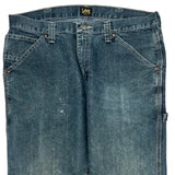 Lee Carpenter Jeans - 37W 30L Blue Denim