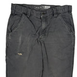 Relaxed Fit Carhartt Cargo Carpenter Trousers - 31W 32L Grey Cotton
