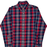 Ralph Lauren Checked Shirt - Large Red Cotton