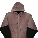 Custom Repair Carhartt Plum Jacket - XL Pink Cotton